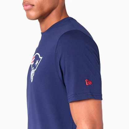NEW ERA - T-shirt New England Patriots Logo Essential Bleu Marine