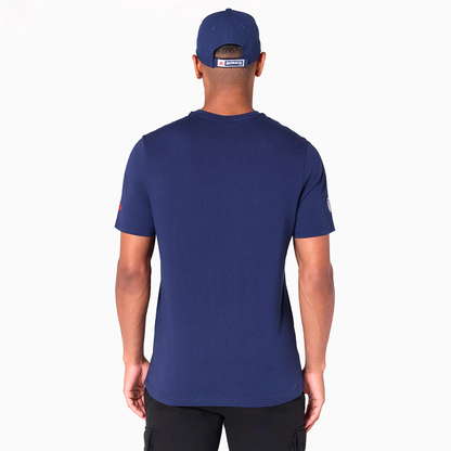 NEW ERA - T-shirt New England Patriots Logo Essential Bleu Marine