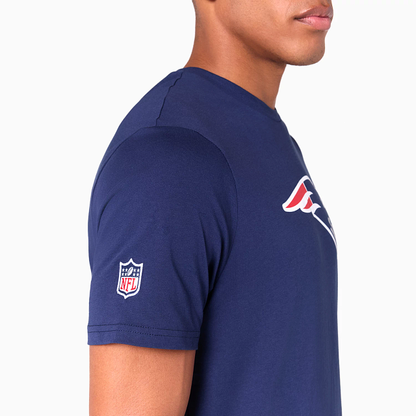 NEW ERA - T-shirt New England Patriots Logo Essential Bleu Marine