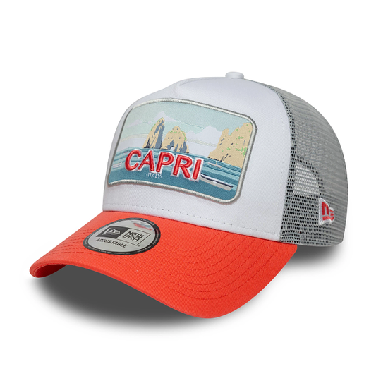NEW ERA – Casquette trucker 9FORTY Summer Capri orange 60667457