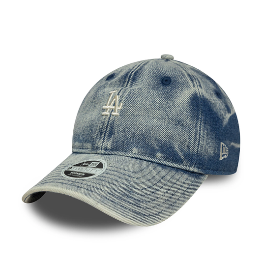 NEW ERA - Casquette Femme LA Dodgers 9TWENTY Denim Bleu Strapback 60758965