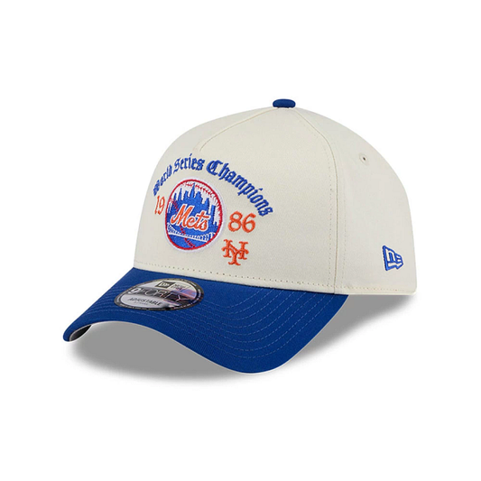 NEW ERA - Casquette New York Mets 9FORTY A-Frame Snapback Blanc 60766785