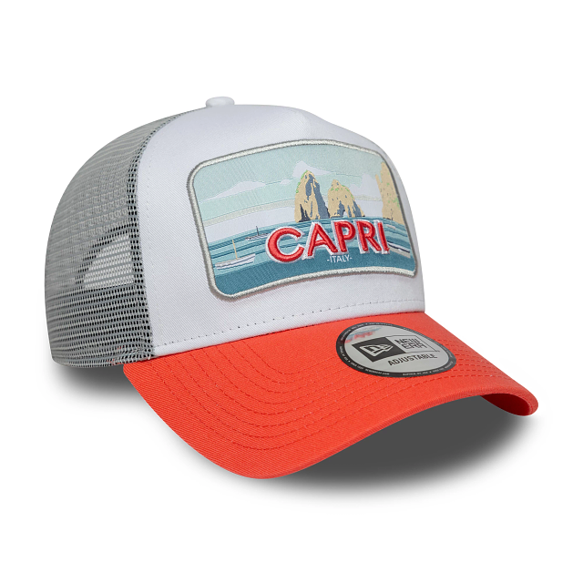 NEW ERA – Casquette trucker 9FORTY Summer Capri orange 60667457