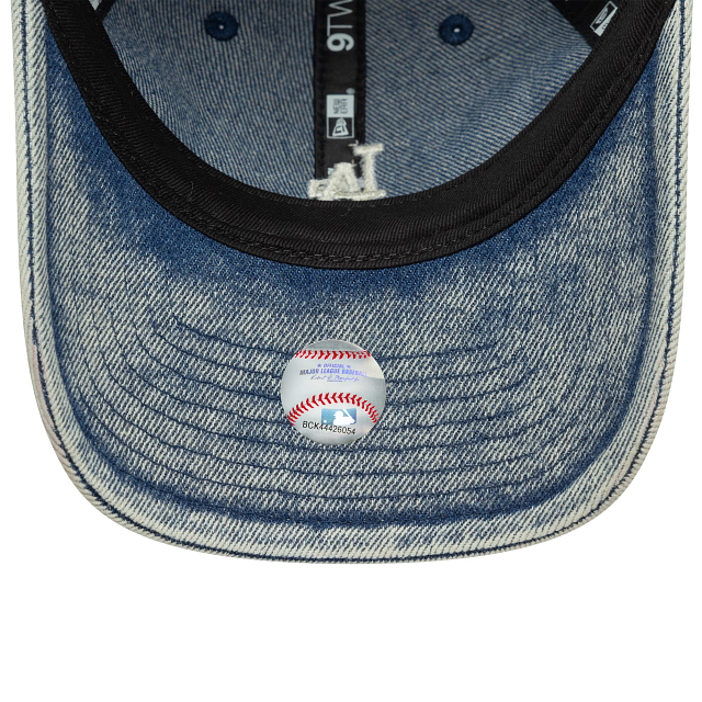 NEW ERA - Casquette Femme LA Dodgers 9TWENTY Denim Bleu Strapback 60758965