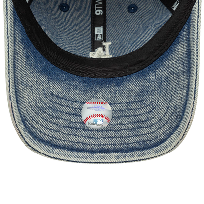 NEW ERA - Casquette Femme LA Dodgers 9TWENTY Denim Bleu Strapback 60758965