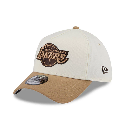 NEW ERA - Casquette LA Lakers 39THIRTY Blanc/Beige ML 60766673