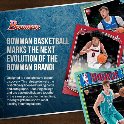 TOPPS - Bowman Basketball 2025-26 Value Box Import USA