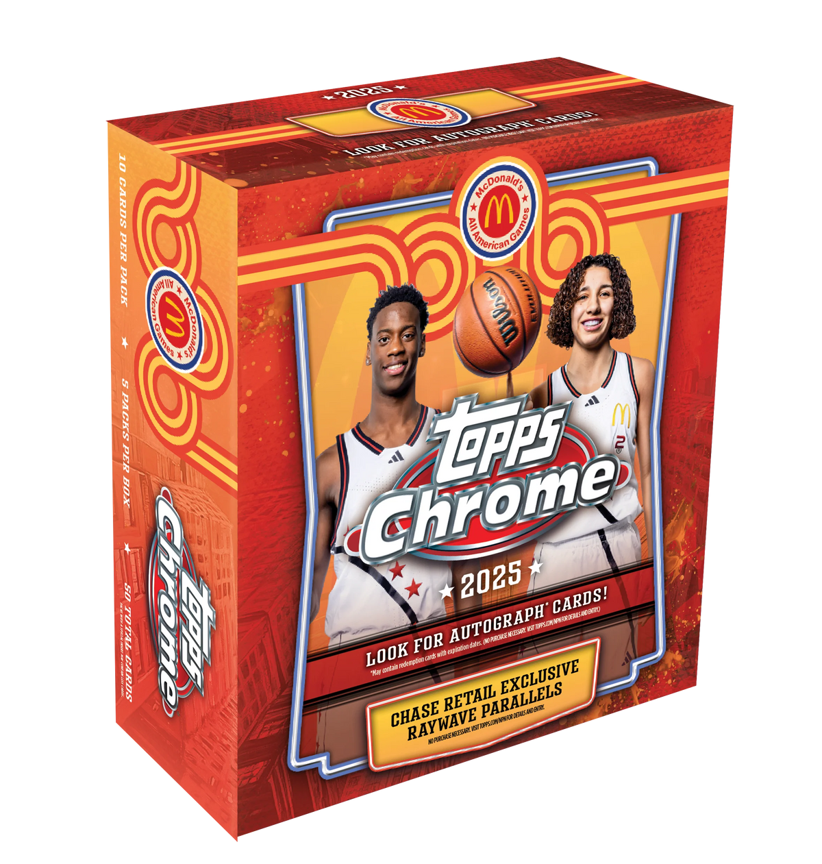 Topps - Chrome® McDonald’s All-American Basketball 2026 – Mega Box