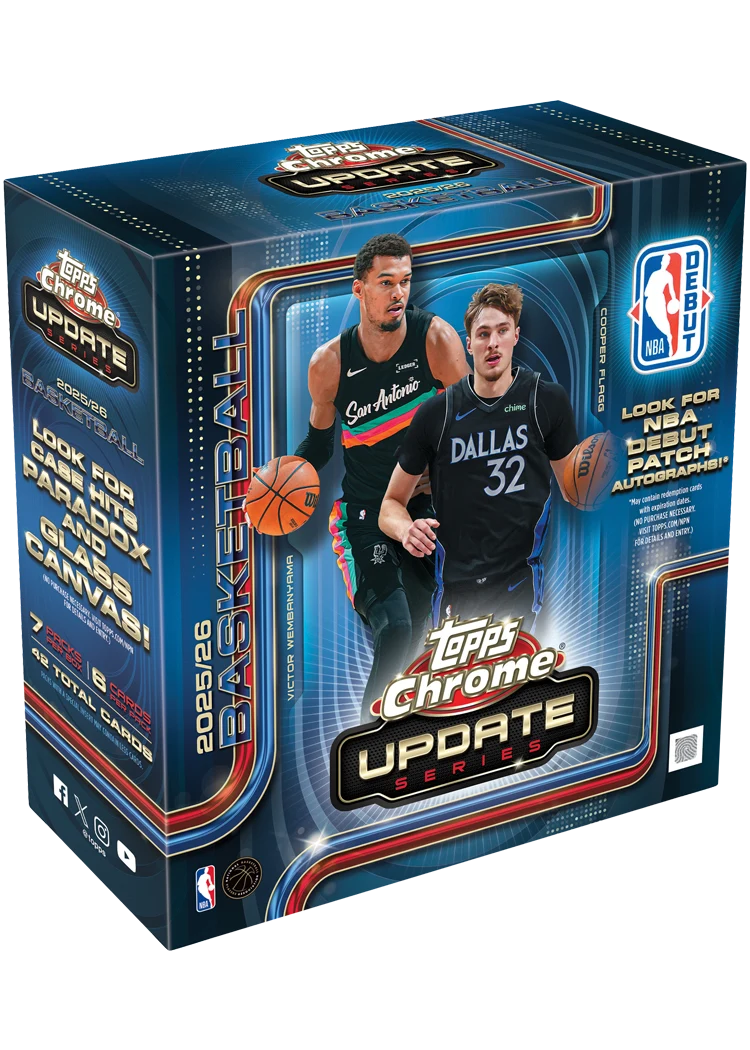 TOPPS - Chrome Updates Basketball 2025-26 – Mega Box NBA
