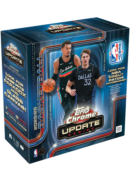 TOPPS - Chrome Updates Basketball 2025-26 – Mega Box NBA