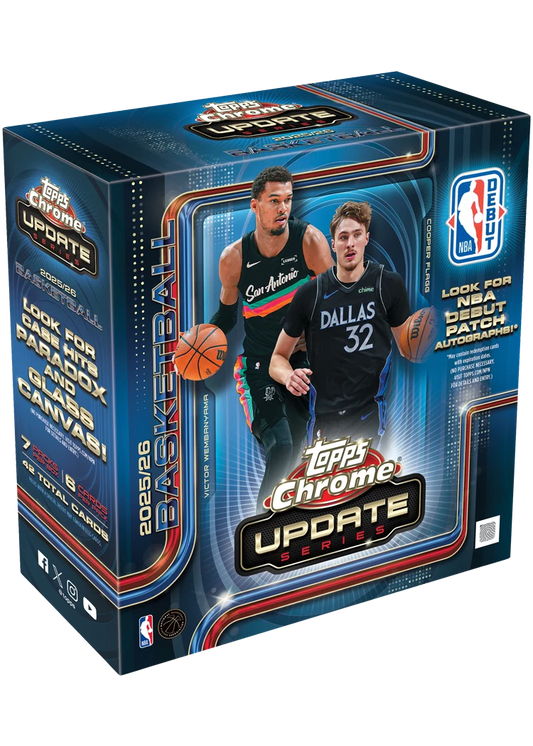 TOPPS - Chrome Updates Basketball 2025-26 – Mega Box NBA