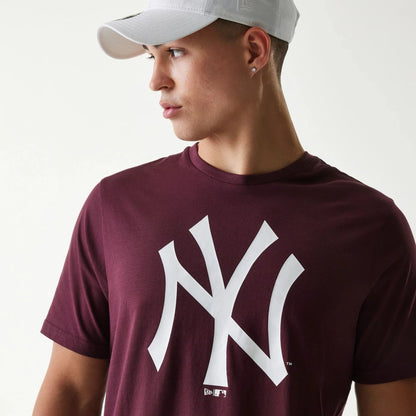 NEW ERA – T-shirt New York Yankees MLB Violet Foncé – Réf. 60590463