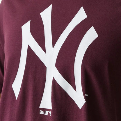 NEW ERA – T-shirt New York Yankees MLB Violet Foncé – Réf. 60590463