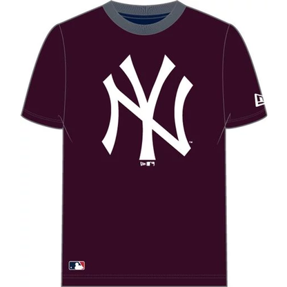 NEW ERA – T-shirt New York Yankees MLB Violet Foncé – Réf. 60590463