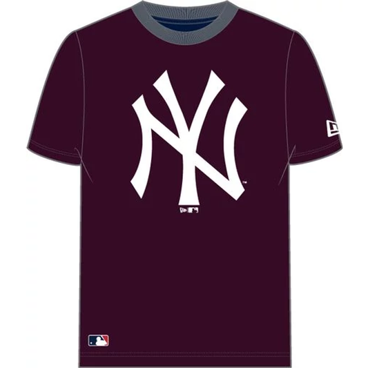 NEW ERA – T-shirt New York Yankees MLB Violet Foncé – Réf. 60590463