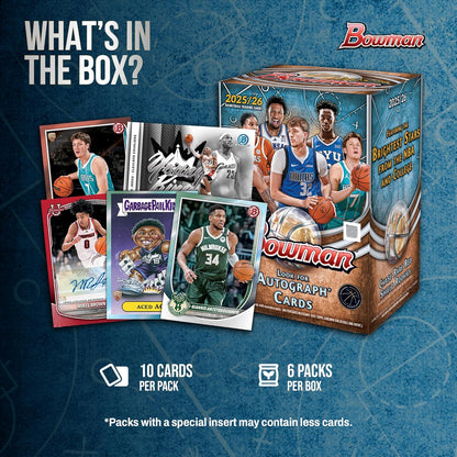 TOPPS - Bowman Basketball 2025-26 Value Box Import USA