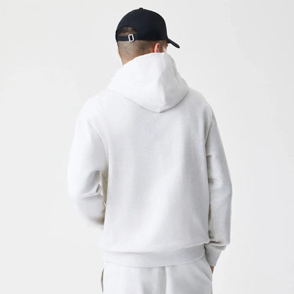 NEW ERA – Sweat à Capuche Zippé Oversize Premium Gris Clair – Réf. 60752360